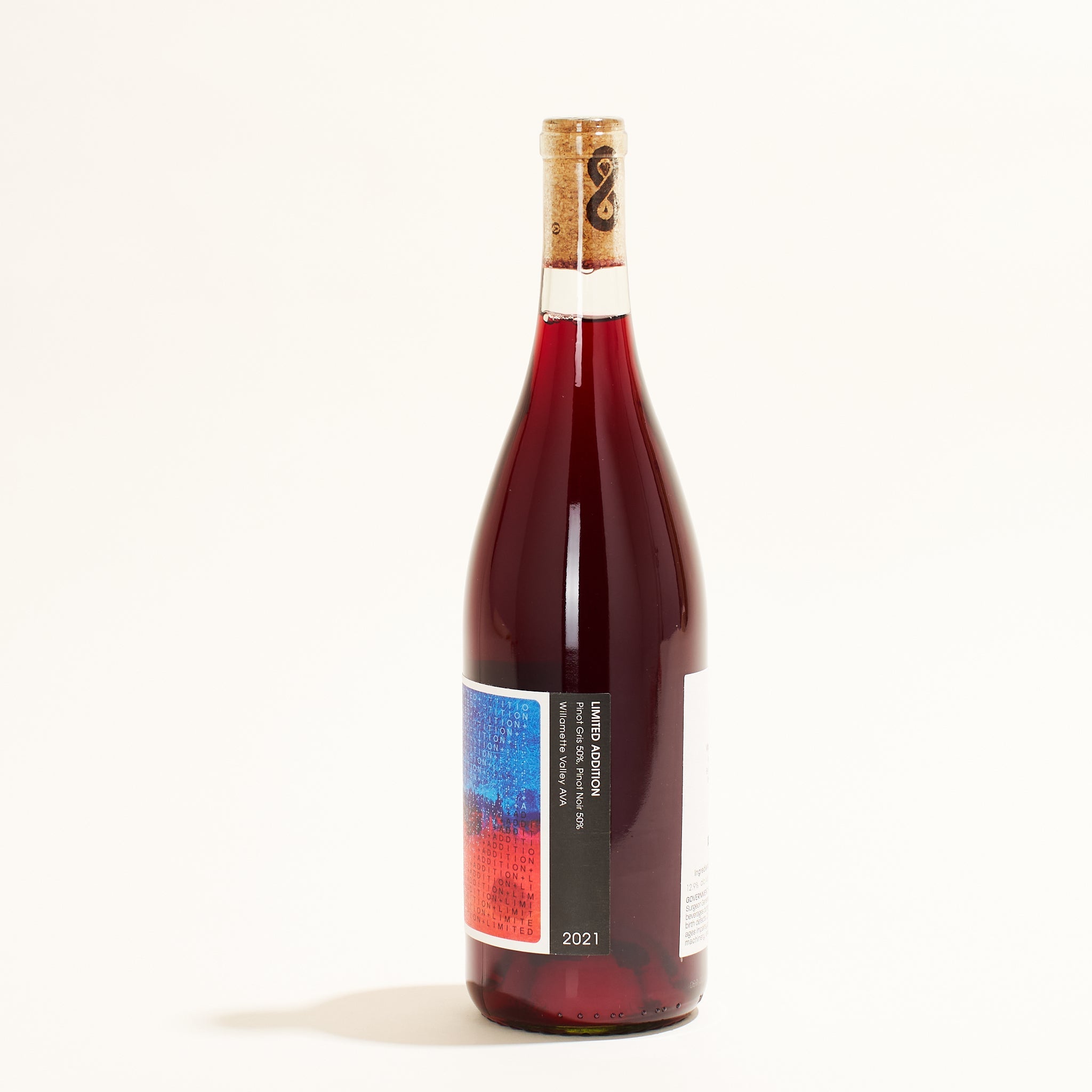 Vitae Springs Coferment PinotGris/Pinot noir Limited Addition natural red wine Eola-Amity Hills USA side