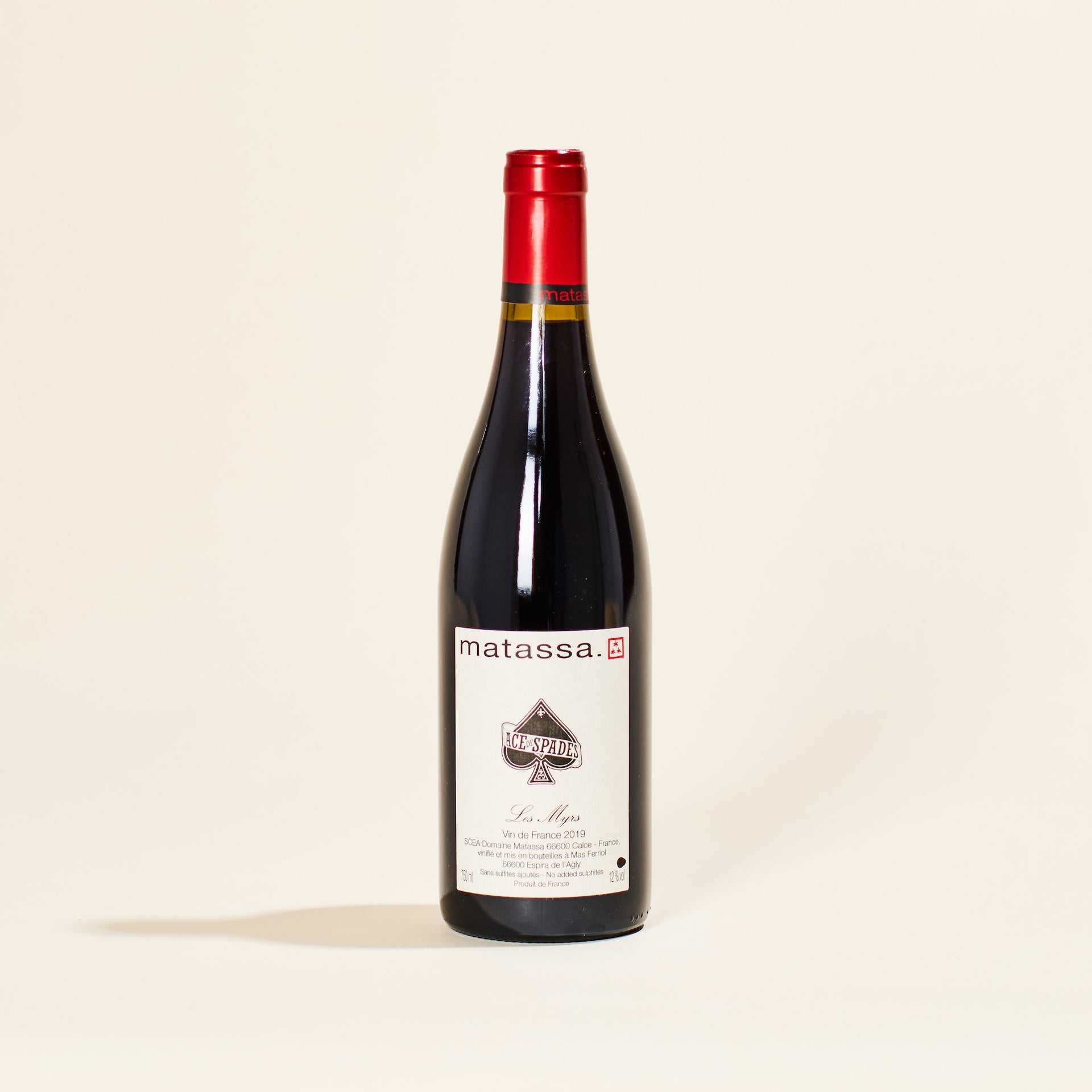 Ace Spades VDF Rouge 2019