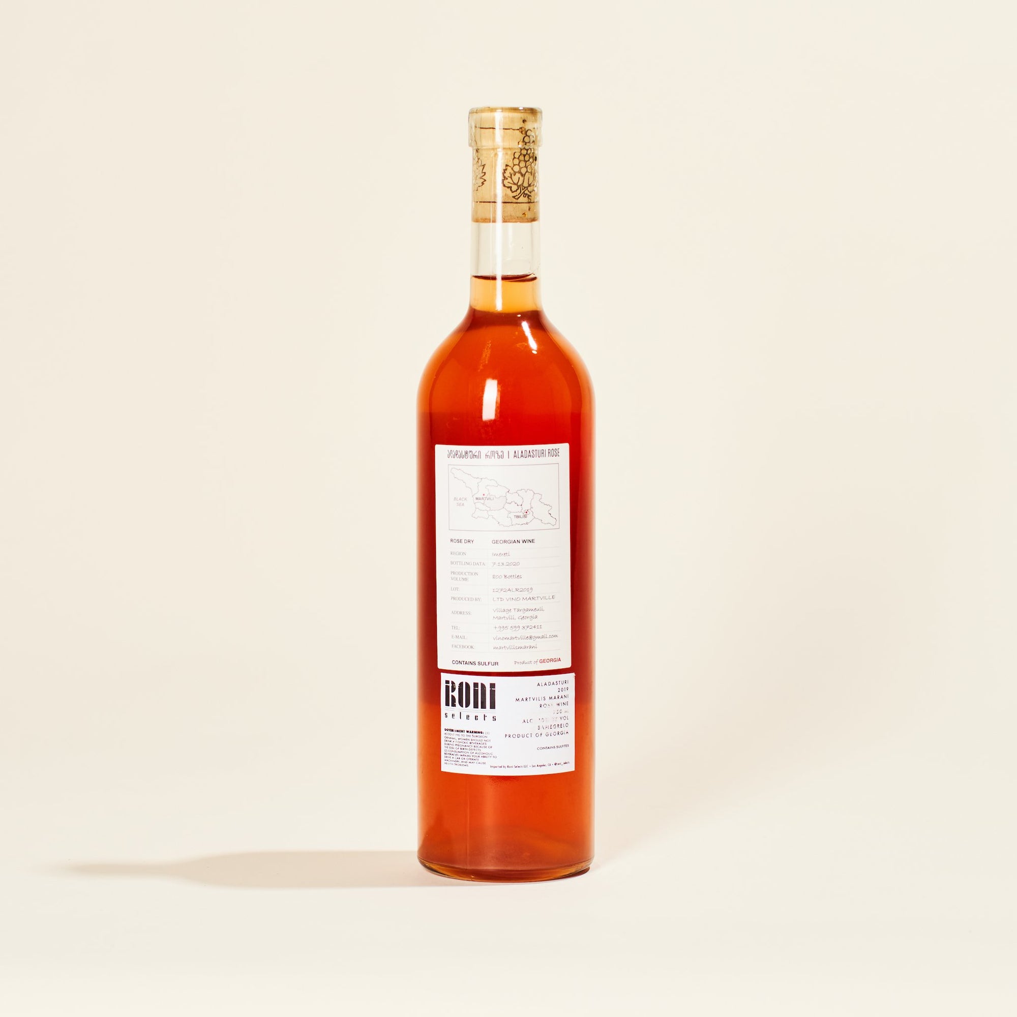 rose natural wine aladasturi rose martvilis marani