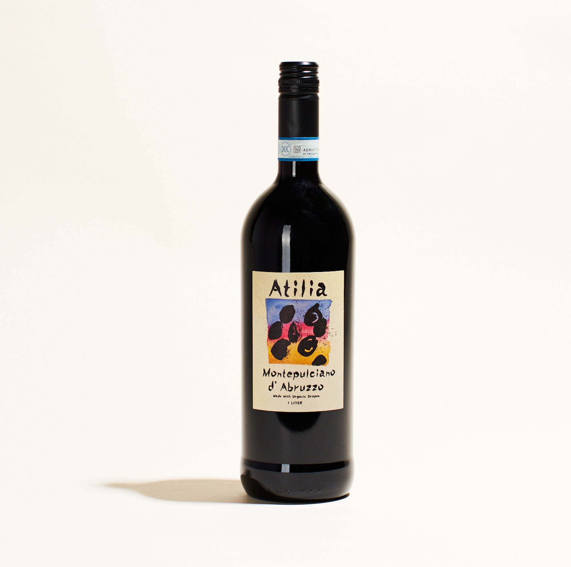 atilia montepulciano dabruzzo cantina jasci abruzzo italy natural red wine bottle