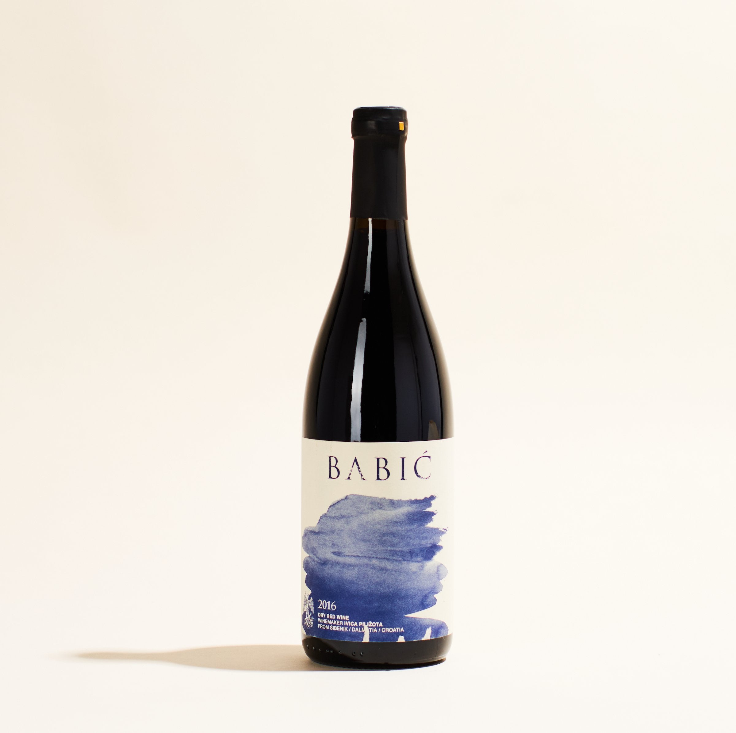 babic pilizota dalmatia croatia natural red wine bottle