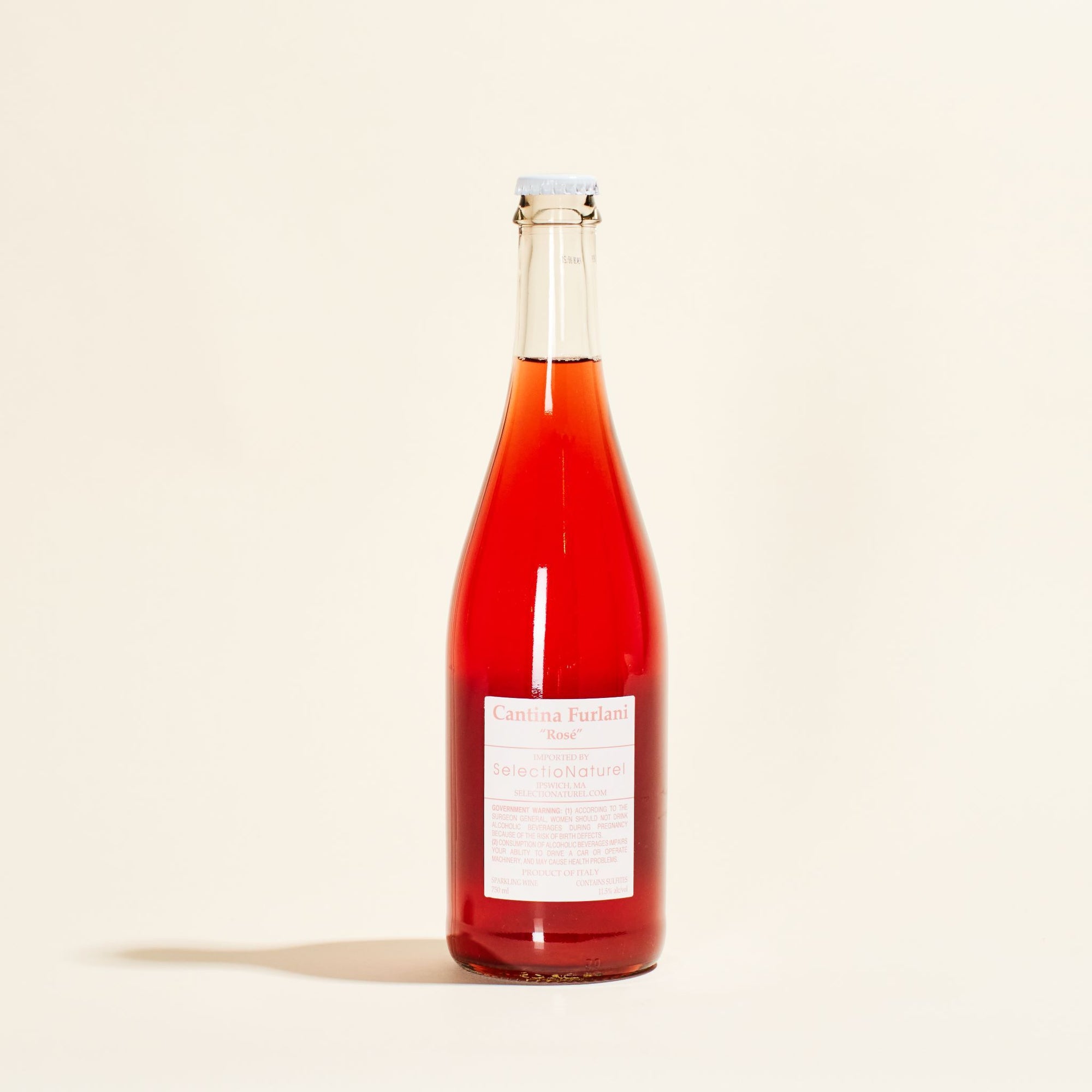 sparkling natural rose wine sur lie rosato cantina furlani trentino italy 