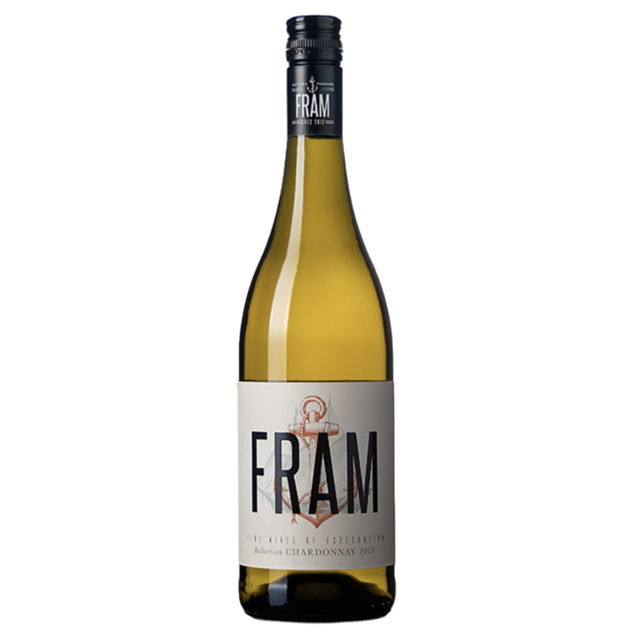 chardonnay fram western cape south africa  natural white wine 
