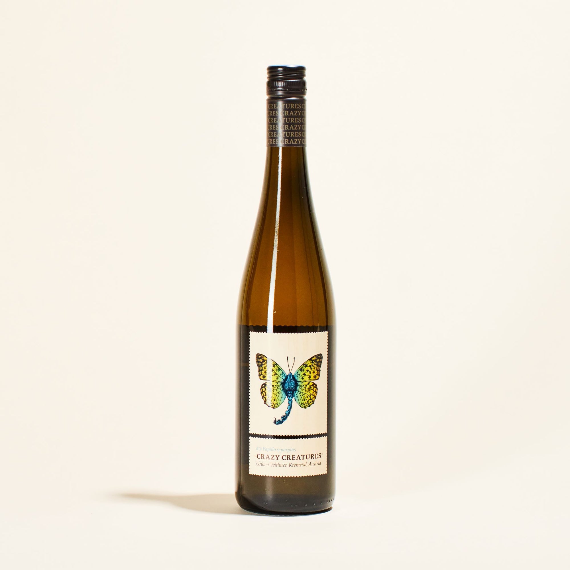 crazy creatures malat weinland austria white natural wine bottle