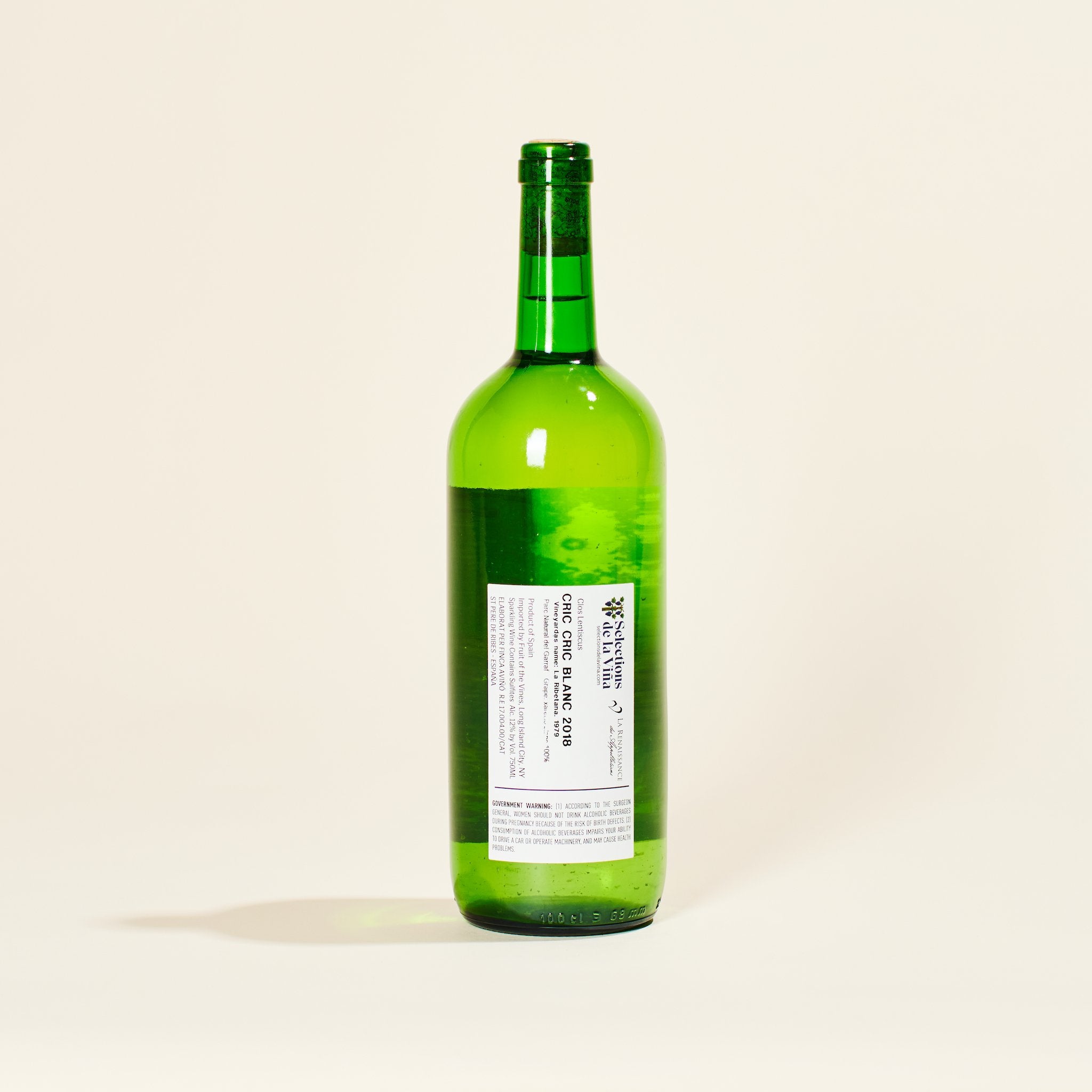 natural white wine penedes spain cric clos lentiscus