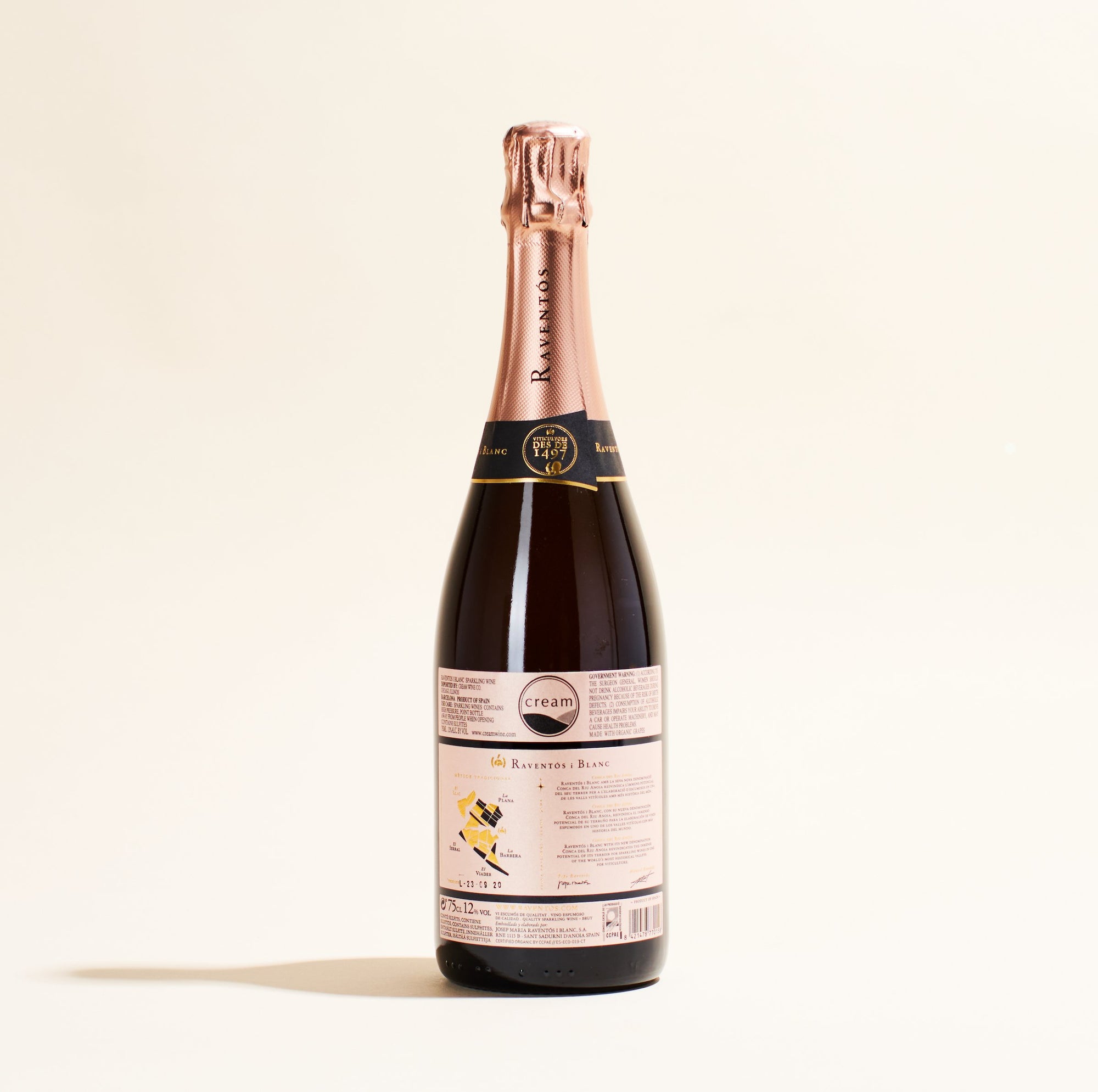 rose sparkling natural wine de nit rosado cava raventos i blanc catalonia spain 