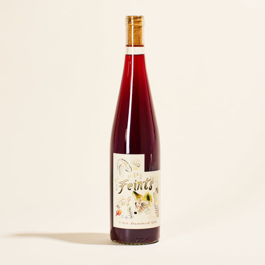 feints ruth lewandowski california usa natural red wine bottle