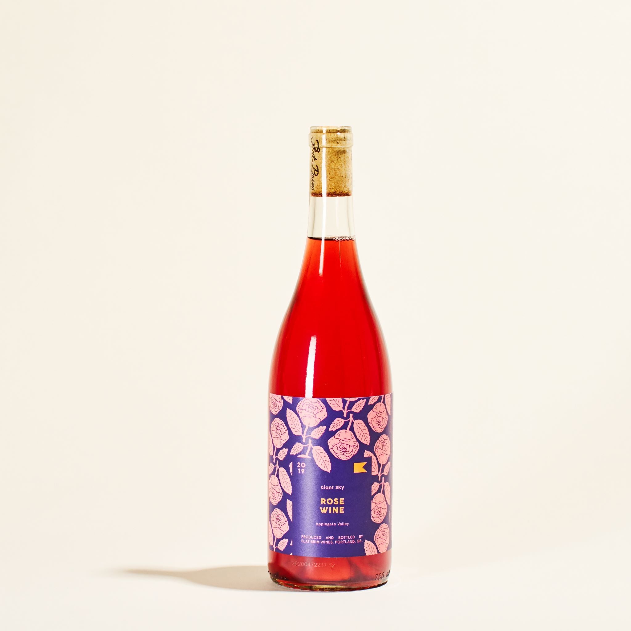 giant sky rose flat brim oregon usa natural rose wine 
