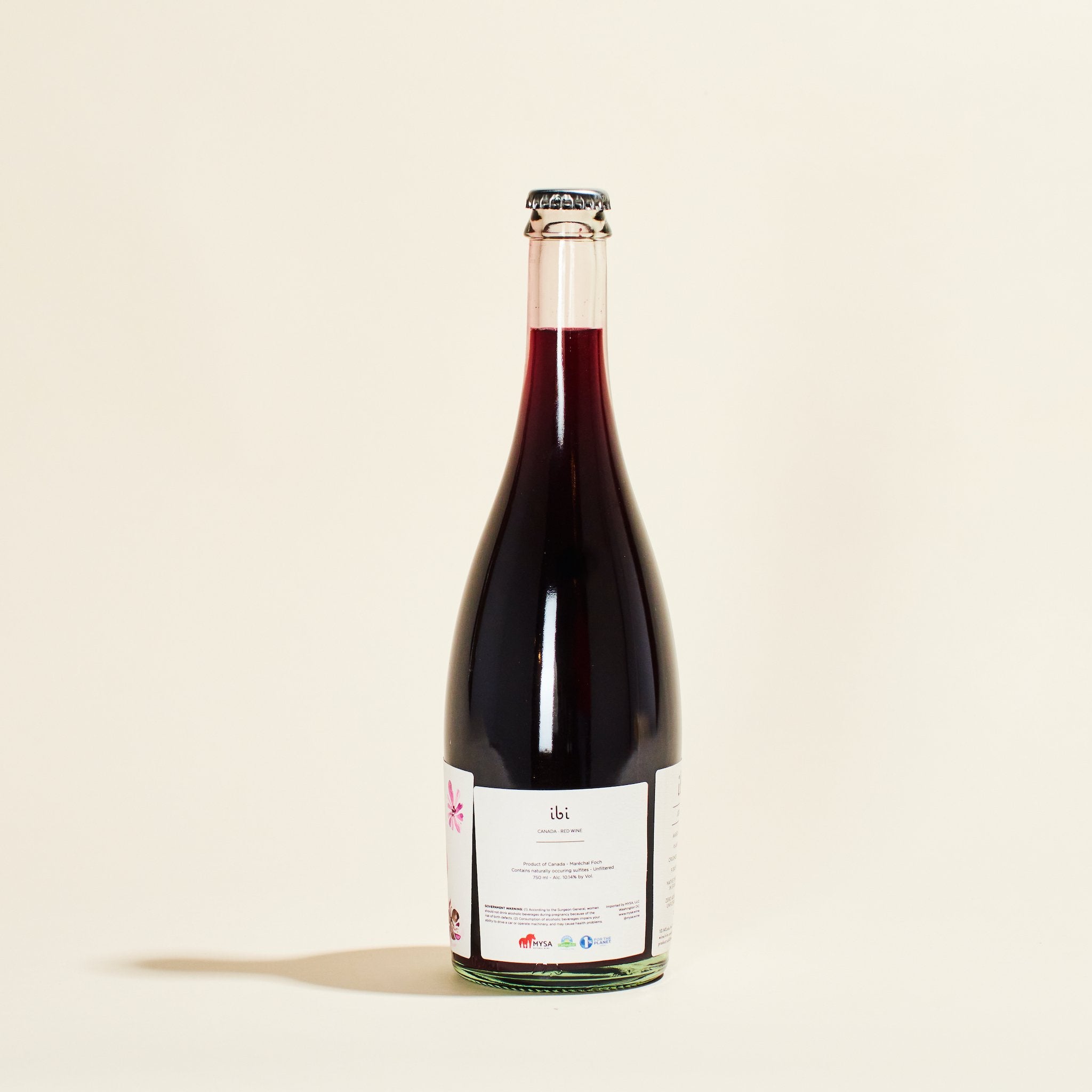 joplin ibi ontario canada natural red wine bottlle label