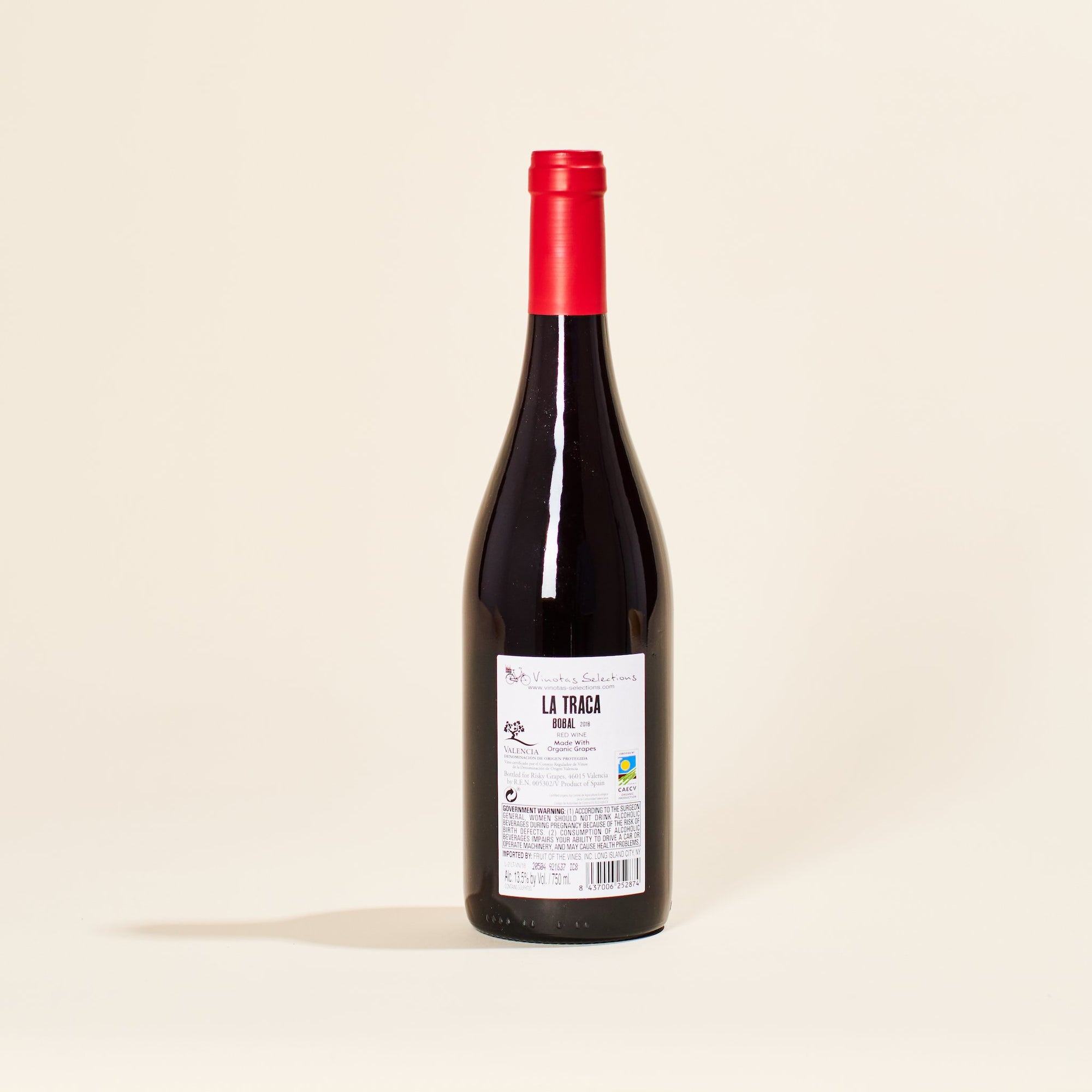 la traca risky grapes natural red wine valencia spain