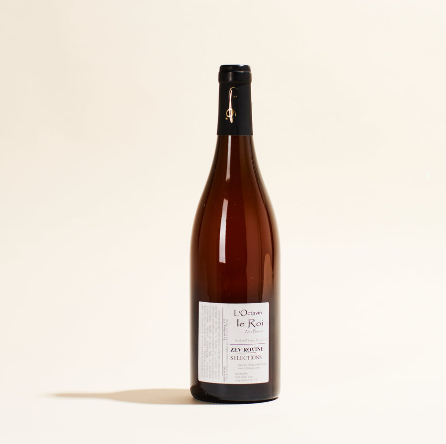 natural white orange wine le roi des cepages domaine de l'octavin jura france 