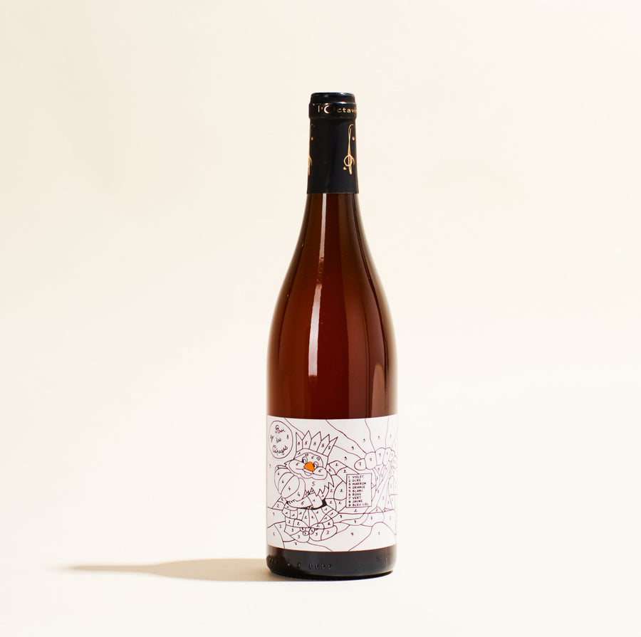 le roi des cepages domaine de l'octavin jura france natural white orange  wine
