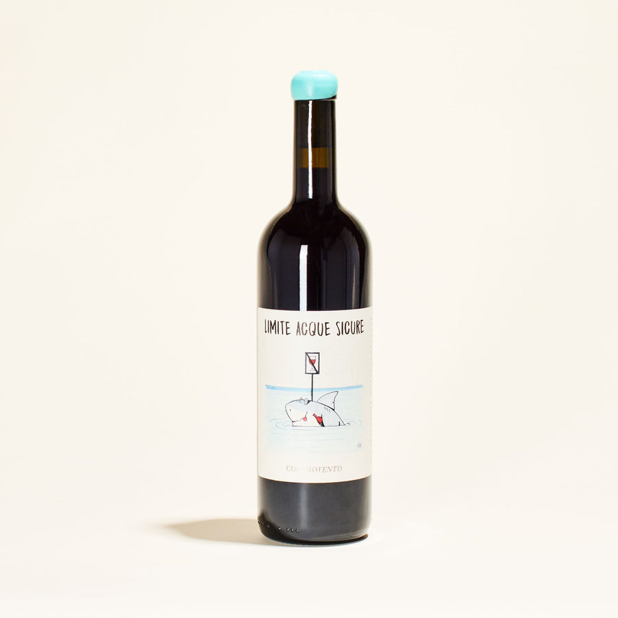 limite acque sicure controvento abruzzo italy natural red wine 