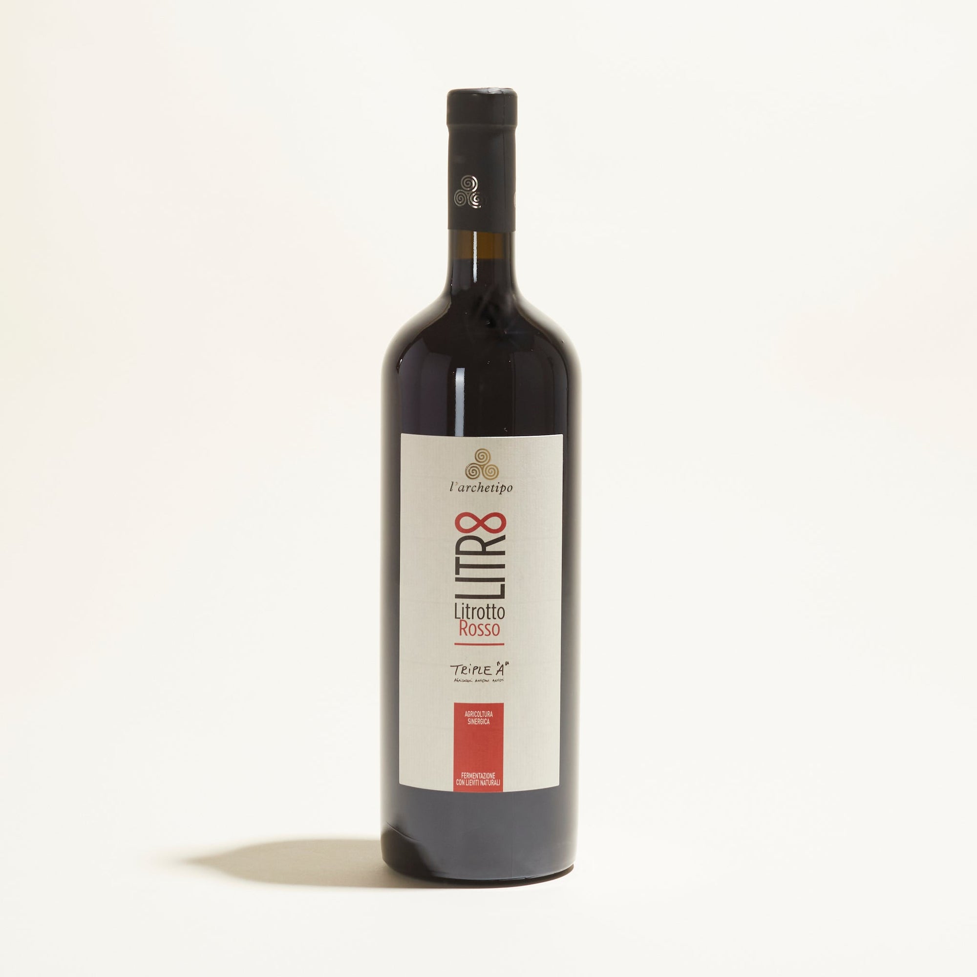 litrotto rosso larchitepo natural red wine italy puglia