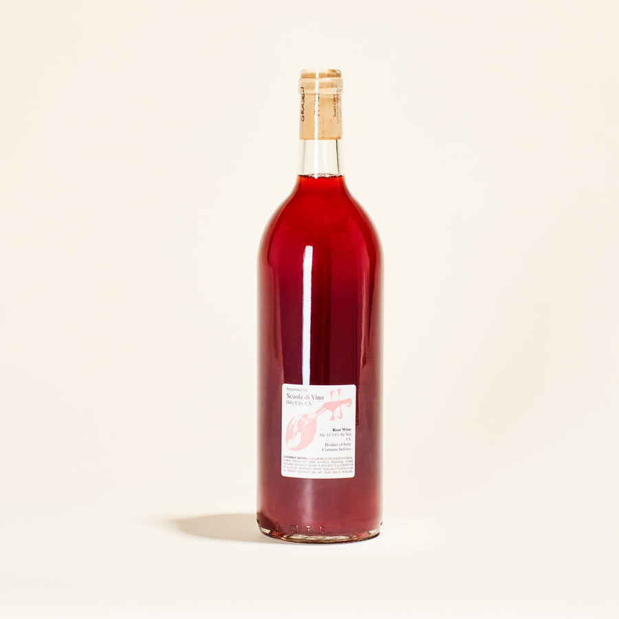 litrozzo rosato le coste lazio italy natural rose wine 