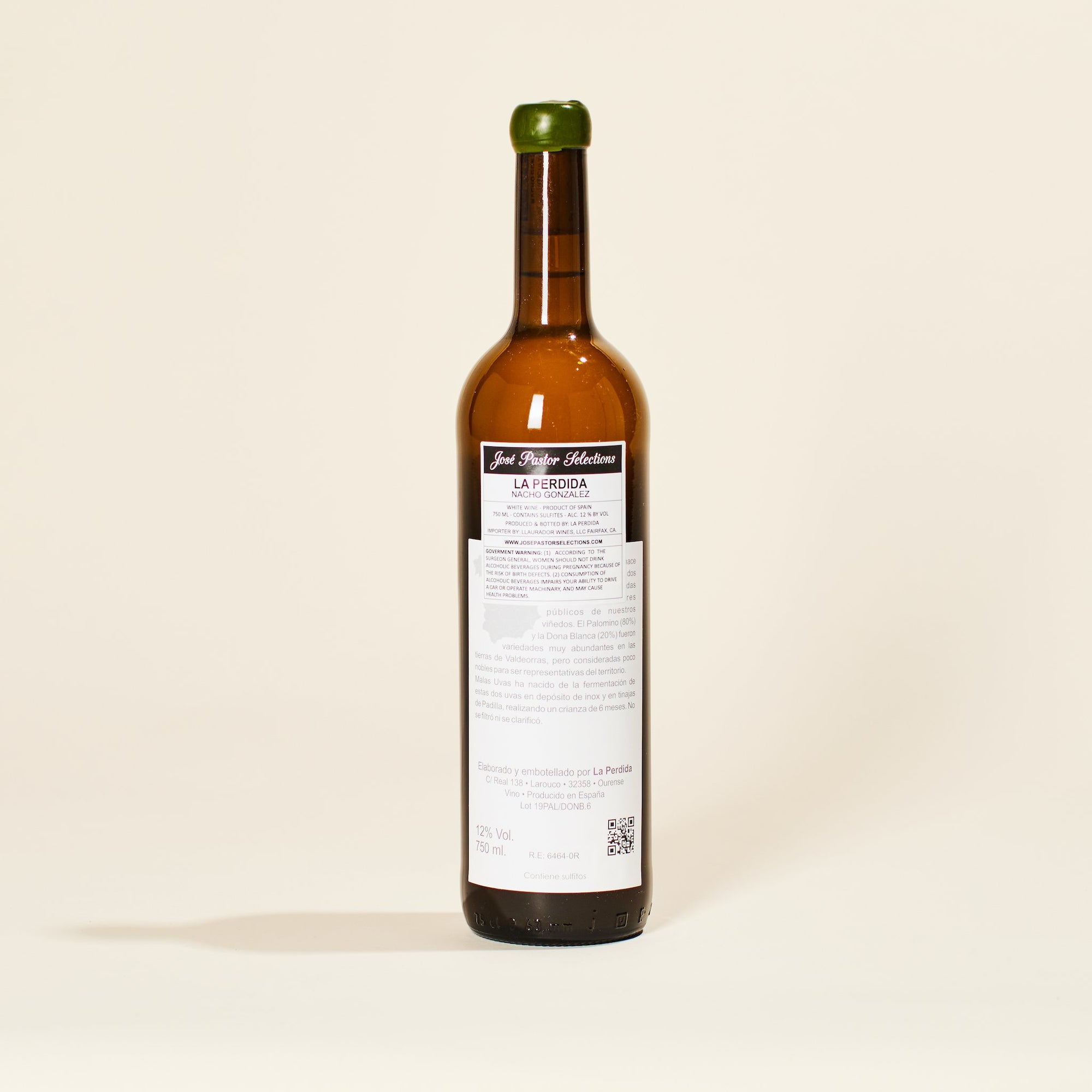 natural white wine malas uvas blanco la perdida galicia spain