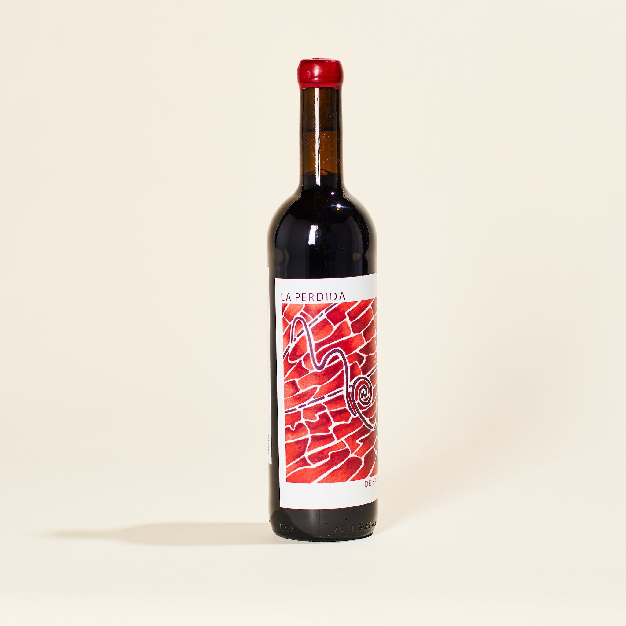 meu la perdida red glicia spain natural red wine bottle
