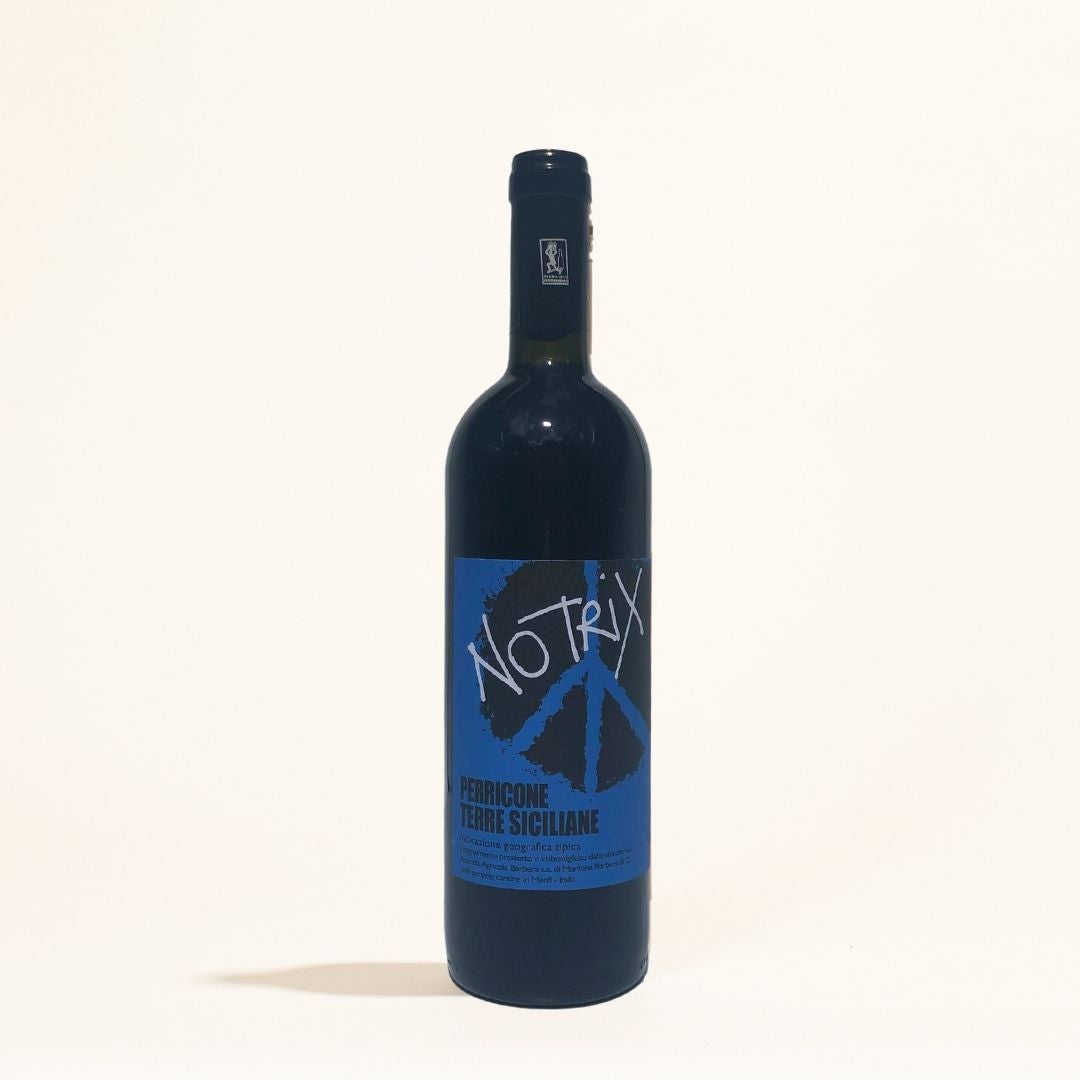 no trix cantine barbera natural Red wine Sicily Italy front