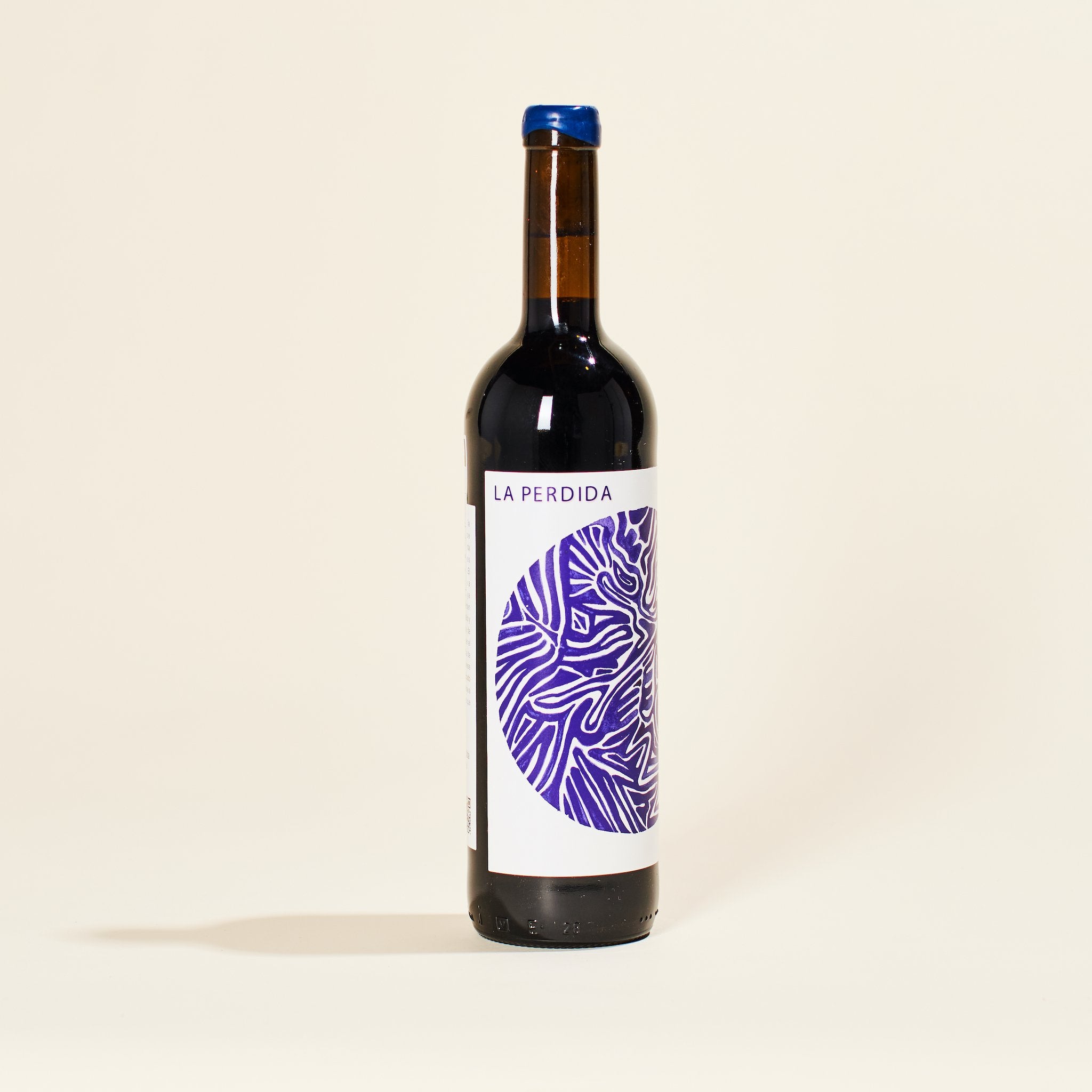 galicia spain natural red wine bottle o poulo la perdida