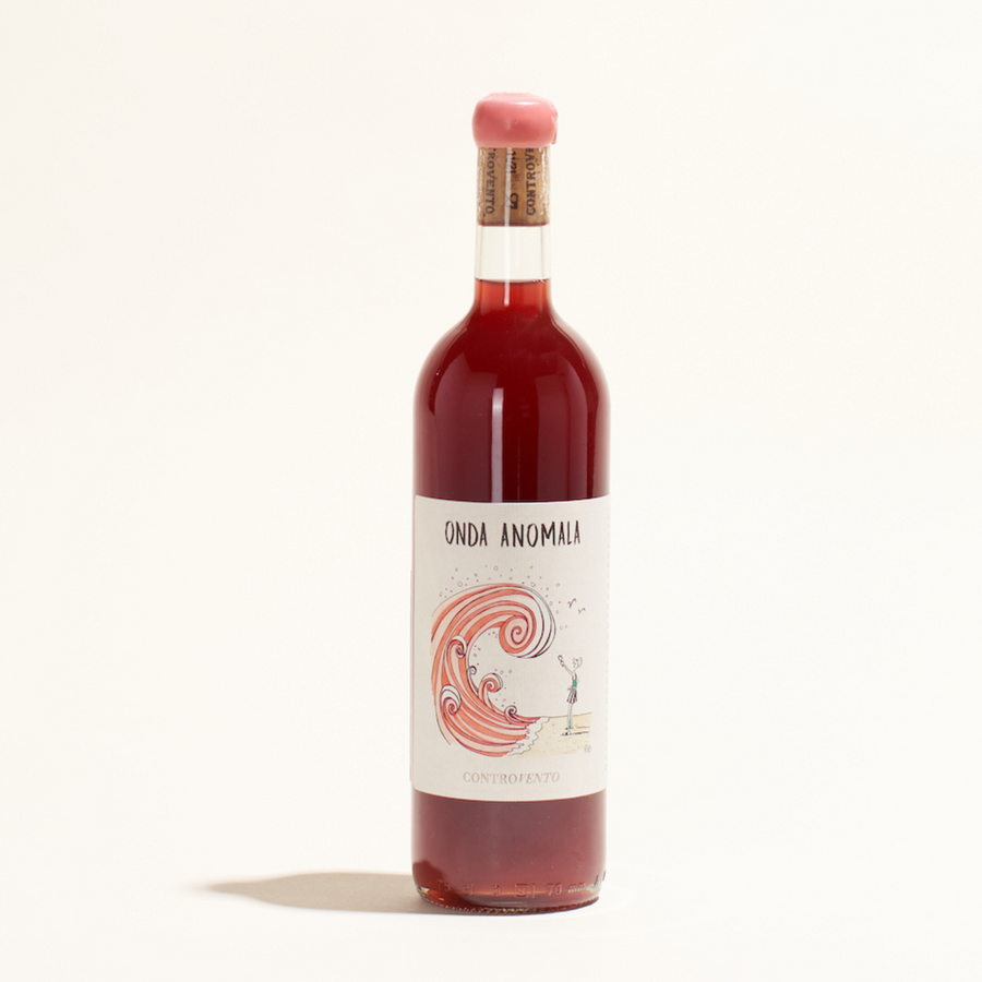 onda anomala controvento natural rose wine abruzzo italy front