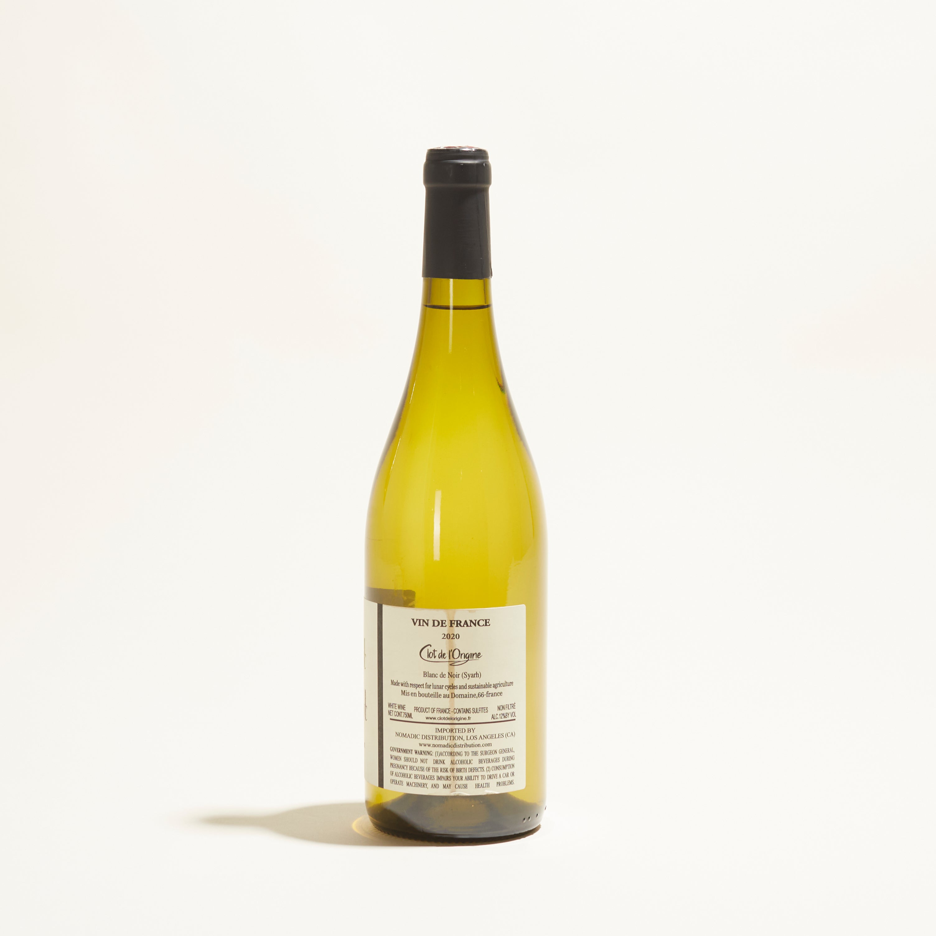 p&#39;tit barriot clot de l&#39;origine natural white wine france languedoc rousillon