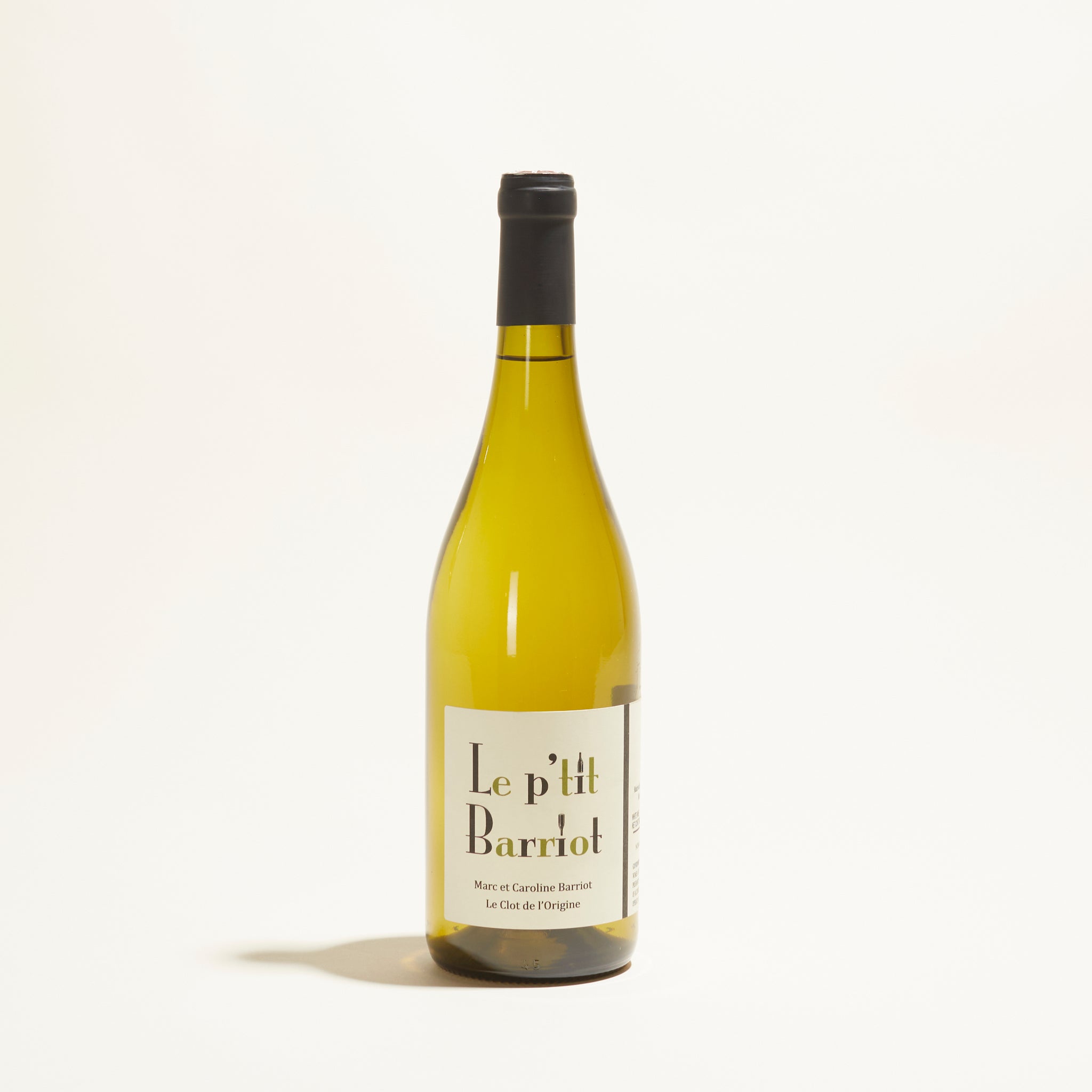 p&#39;tit barriot clot de l&#39;origine natural white wine france languedoc rousillon