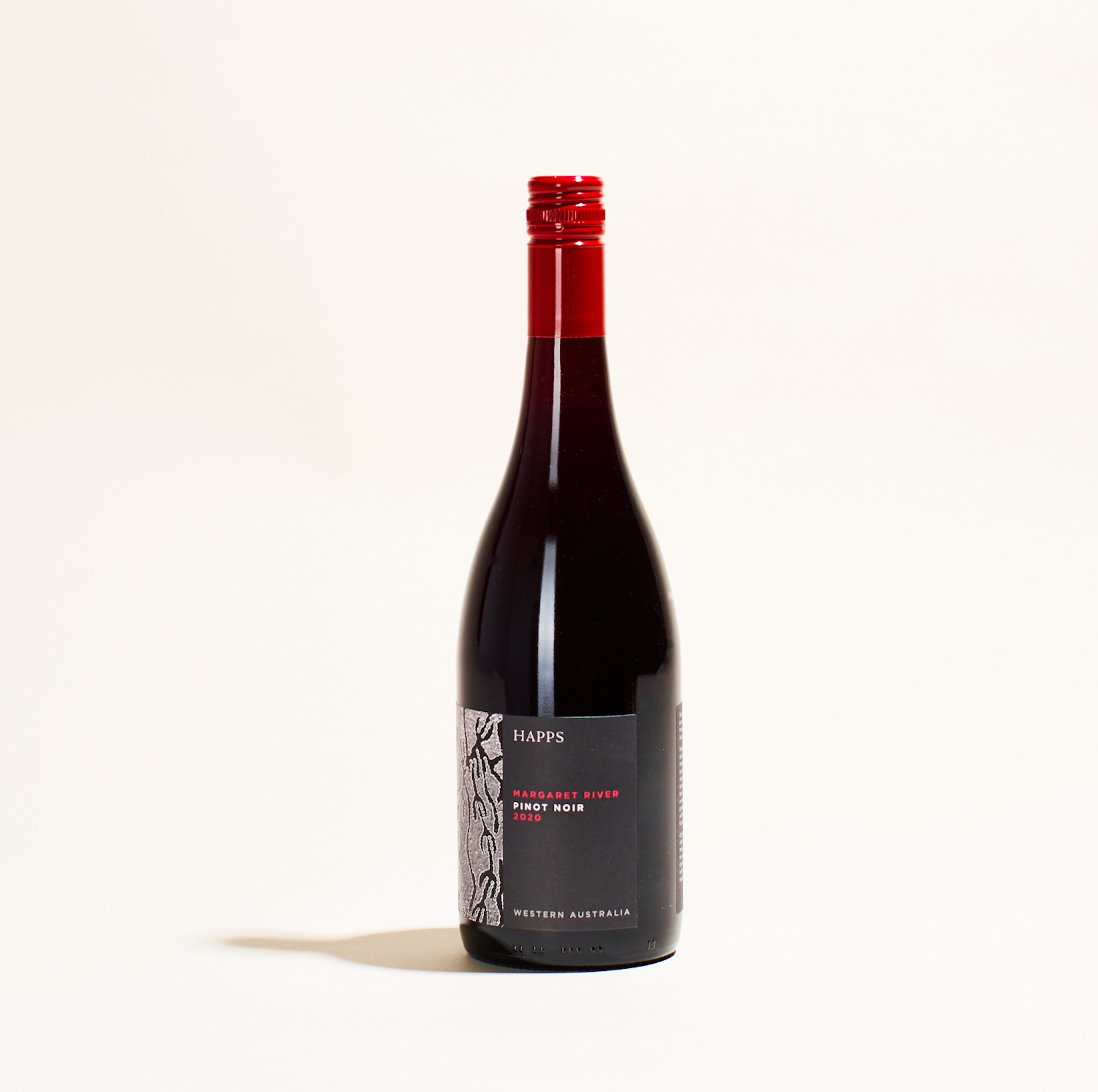 pinot noir happs margaret river australia natural red wine bottle