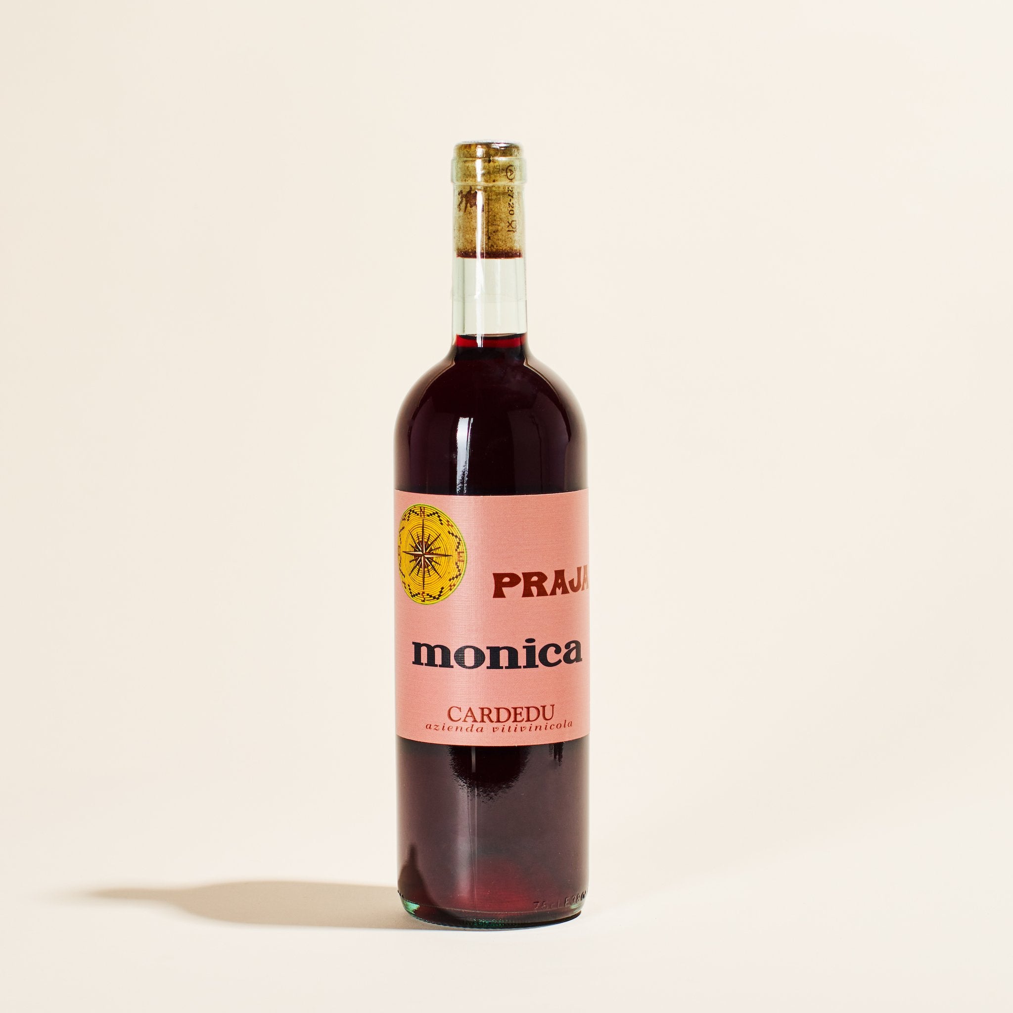 praja cardedu cannonau sardinia natural red wine bottle