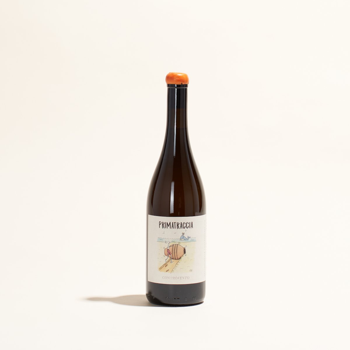 primatraccia bianco controvento natural orange wine abruzzo italy front