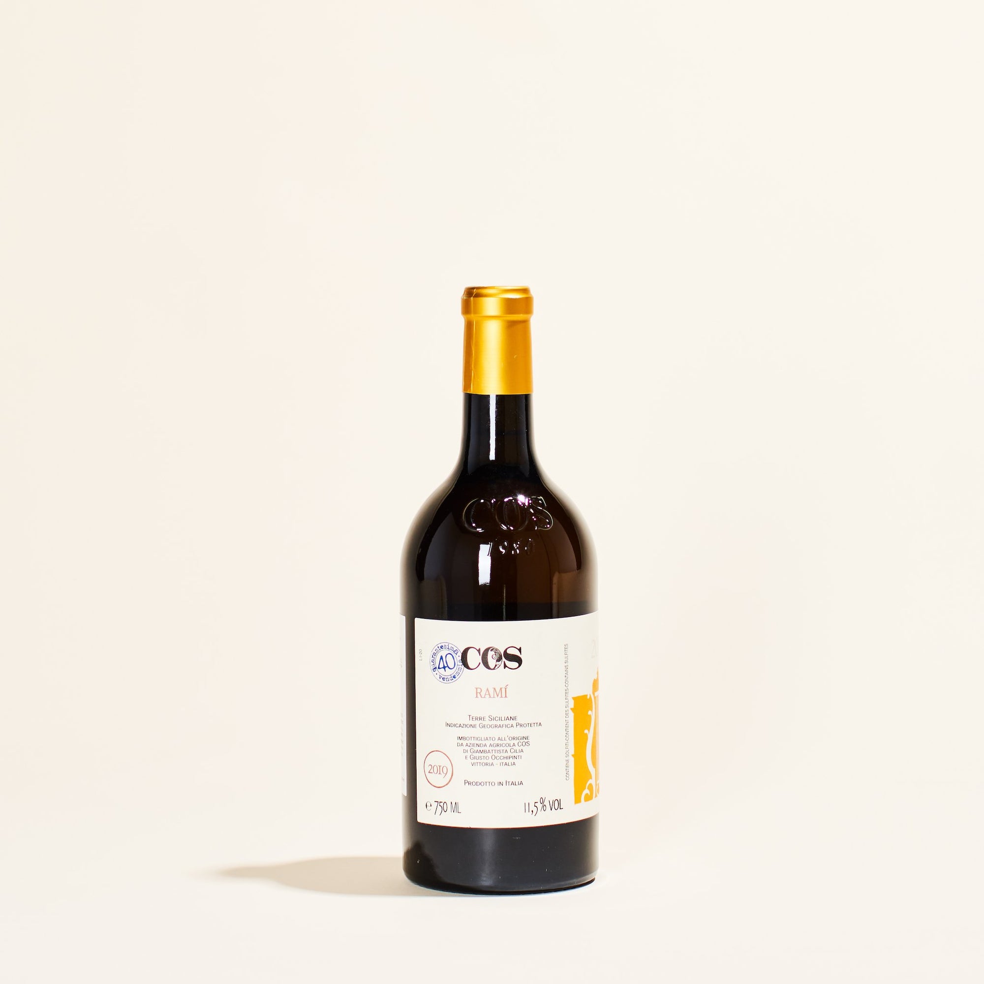 rami cos azienda agricola natural orange wine sicily italy side