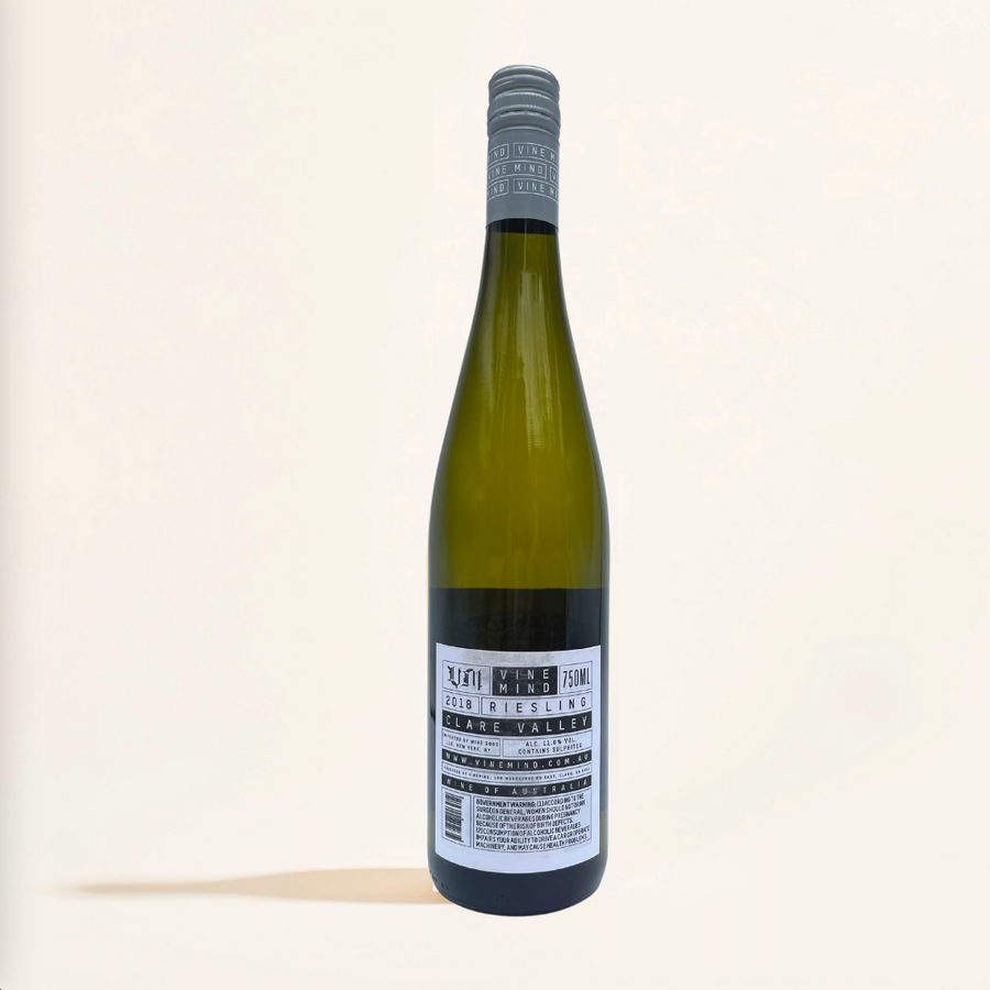 riesling vinemind natural White wine Clare Valley Australia back
