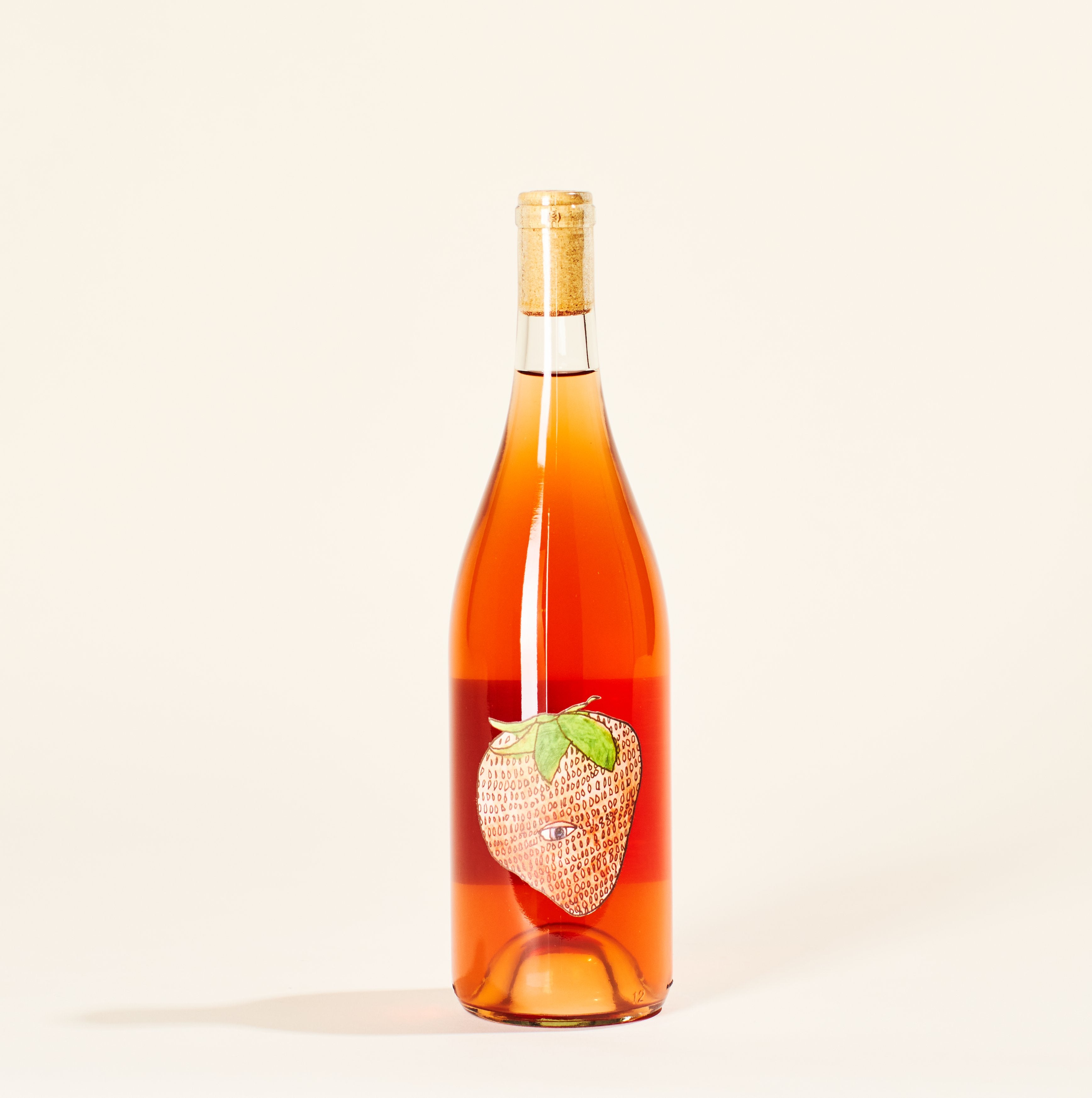 rosato las jaras califronia usa natural rose wine bottle