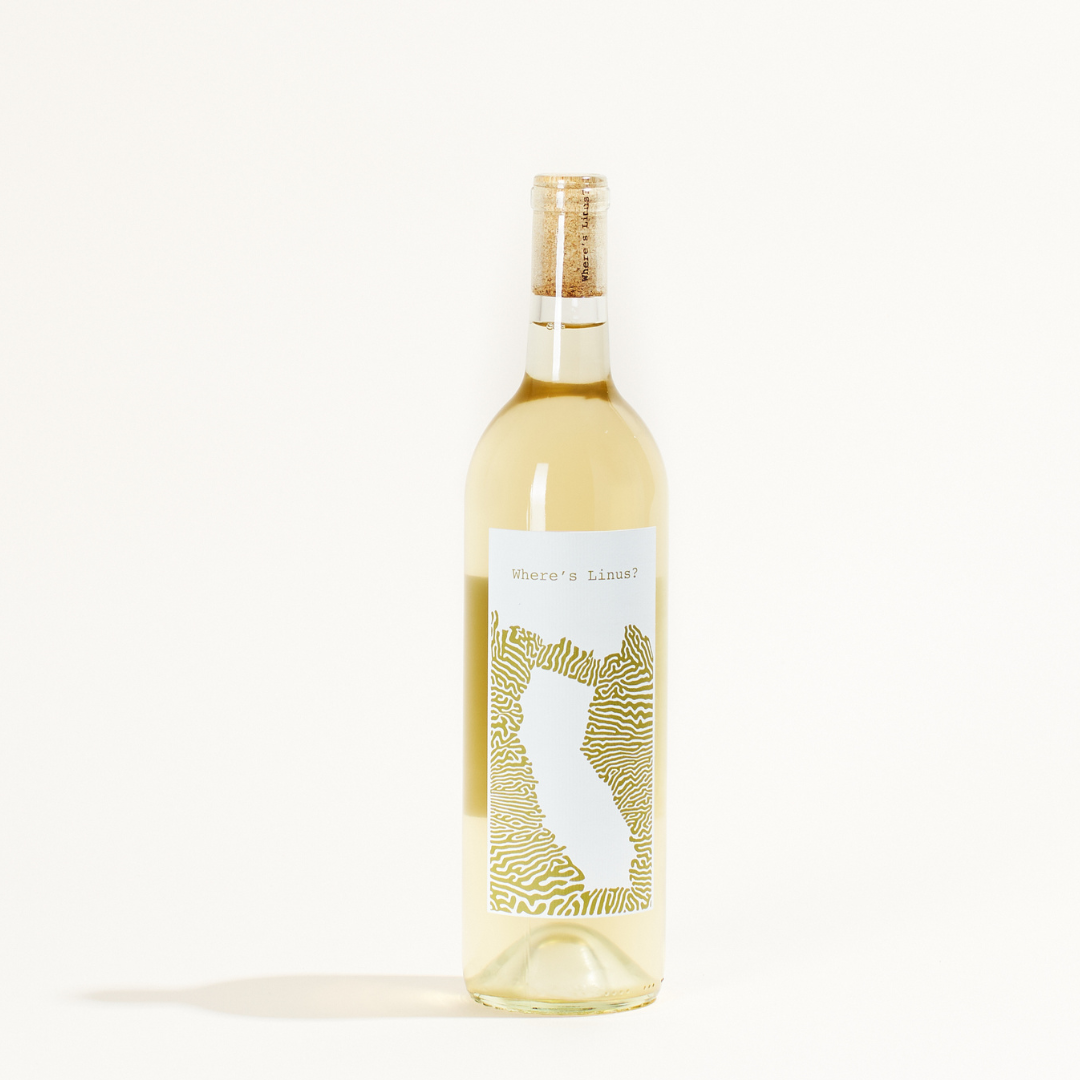 sauvignon blanc wheres linus natural White wine California USA front