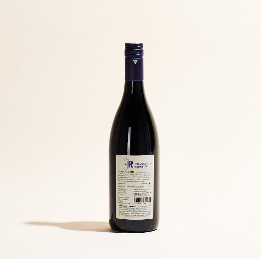 natural red wine bottle st laurent frauenfeld weinland austria 