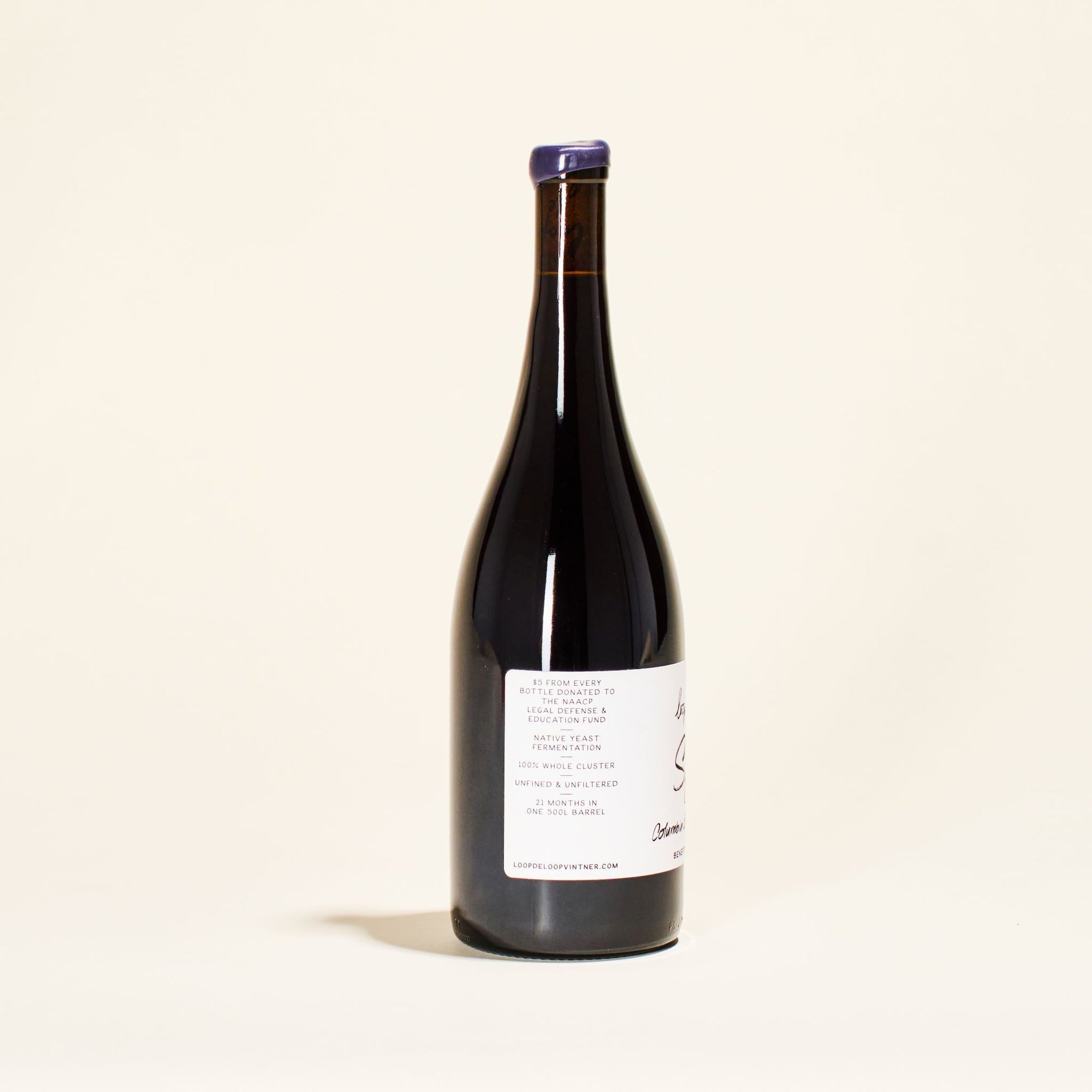 natural red wine syrah loop de loop oregon usa