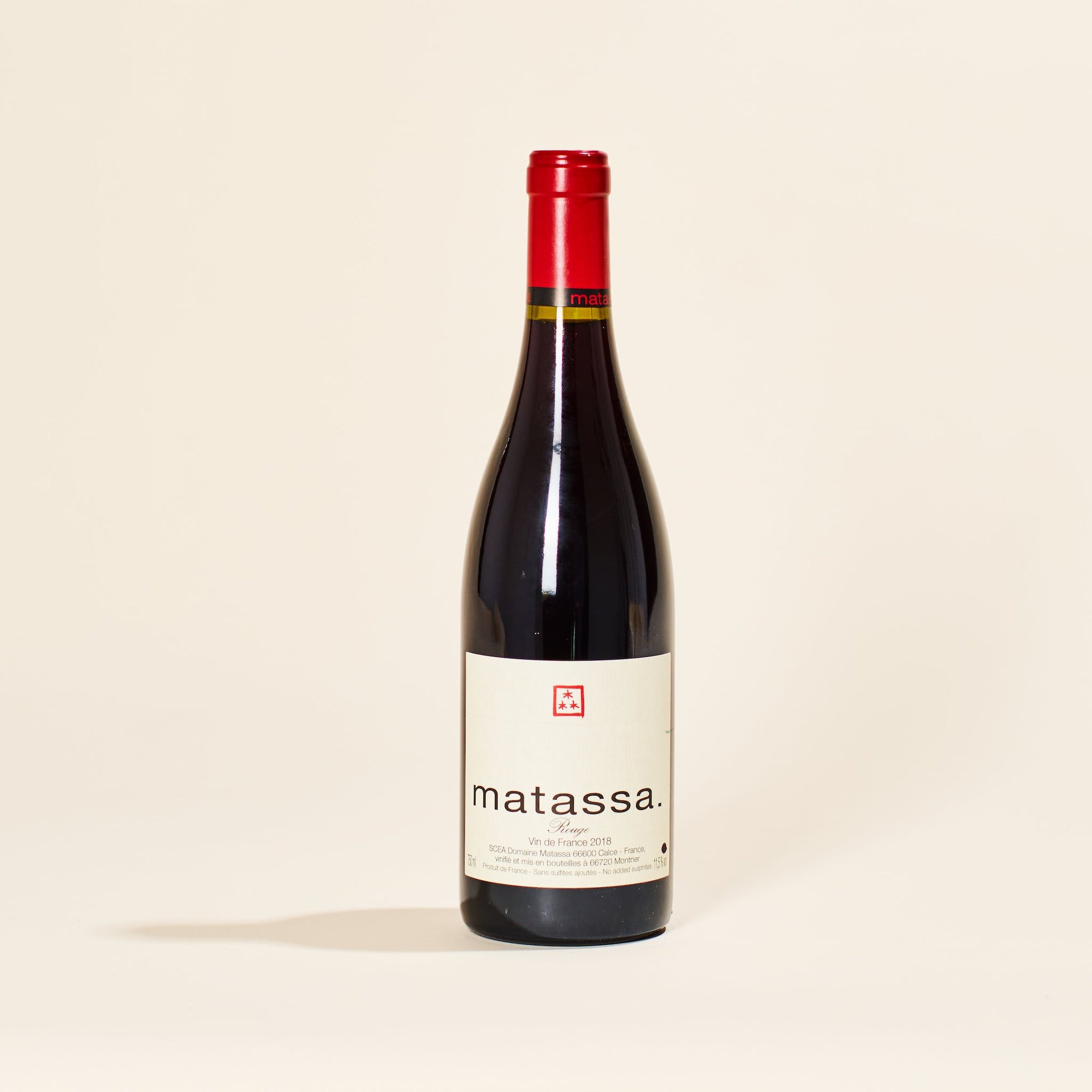 vdp rouge matassa roussillon france natural red wine