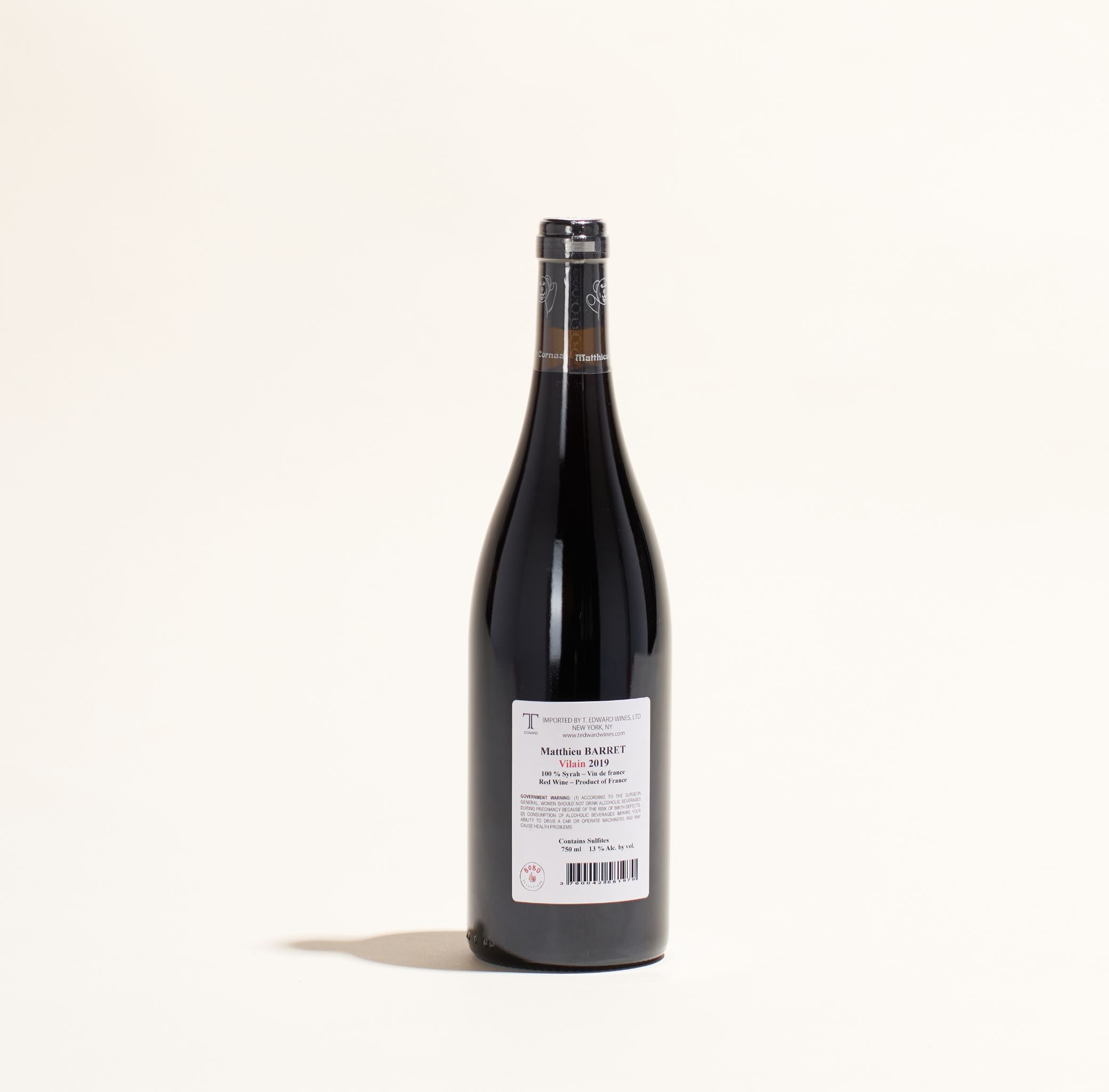 vilain-mattheiu-barret-natural-red-wine-rhone-france-front-label