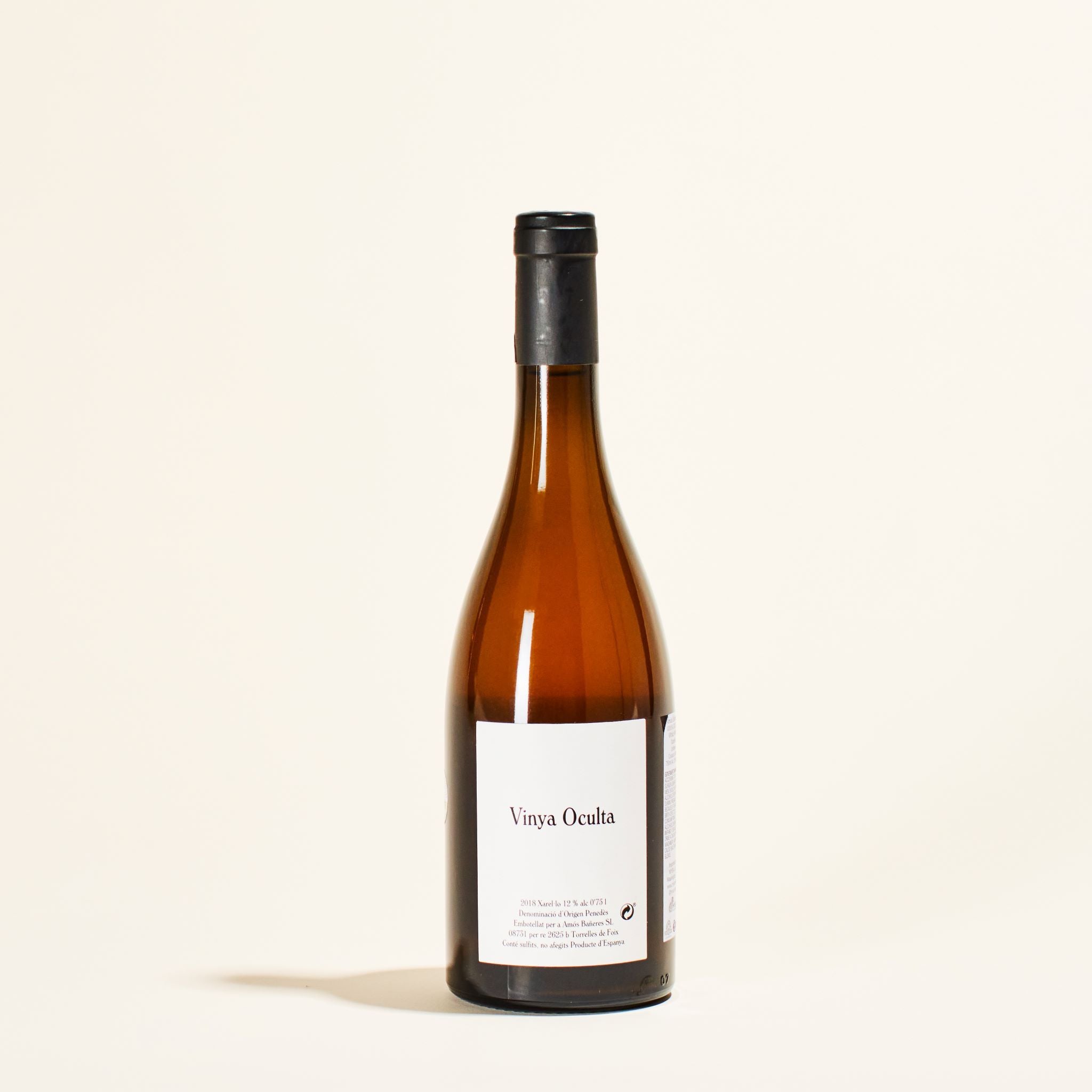 vinya oculta amos baneres natural white wine penedes spain