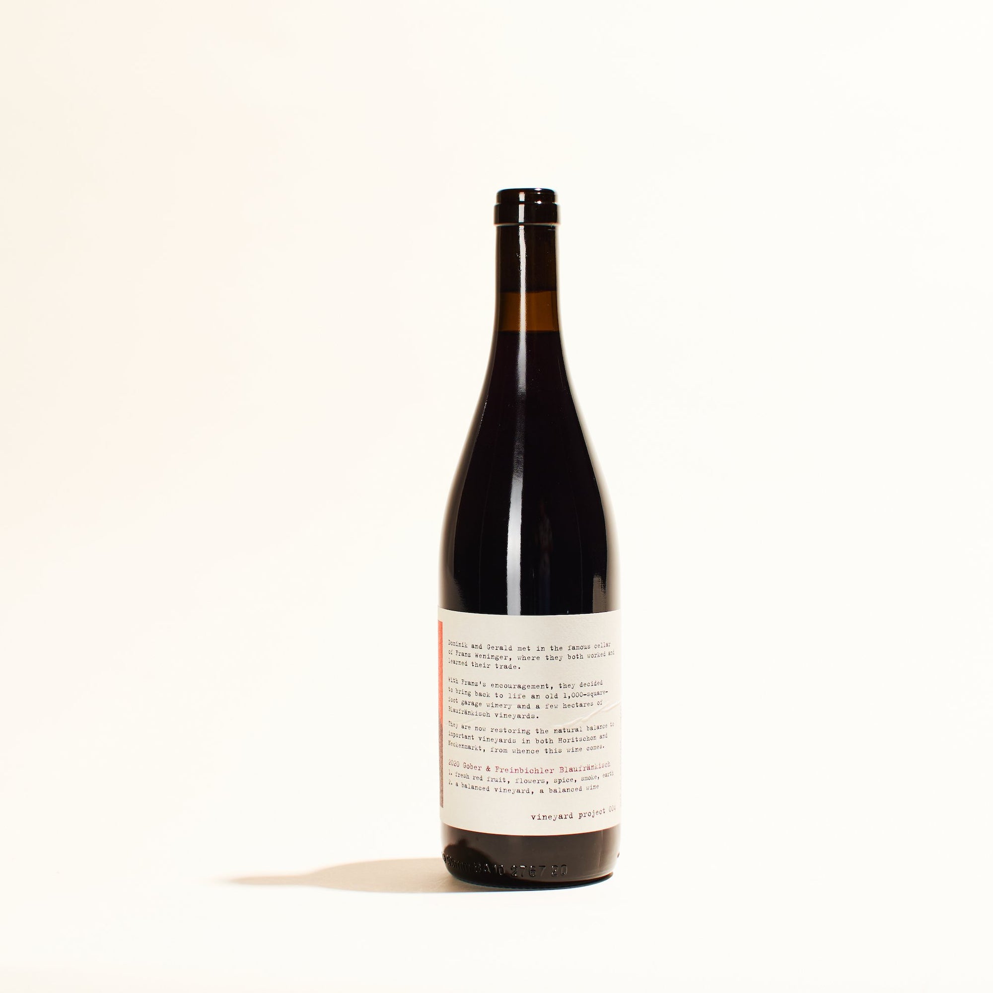 vp004 by gober and freinbichler natural red wine burgenland germany