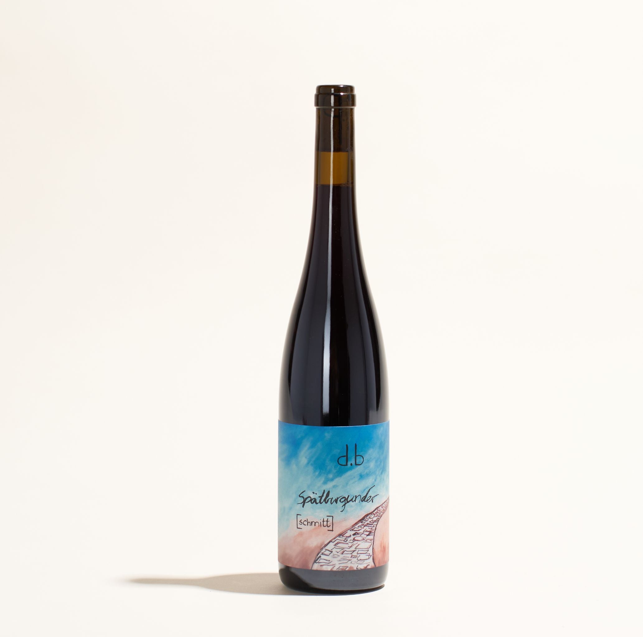 weingutt schmitt spatburgunder natural red wine germany front label