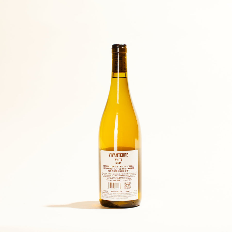 white msm by vivanterre natural white wine from auvergne france