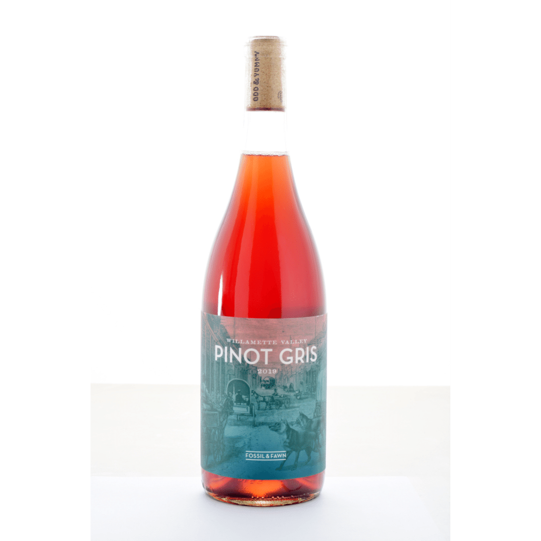 willamette valley pinot gris fossil fawn oregon usa natural orange wine