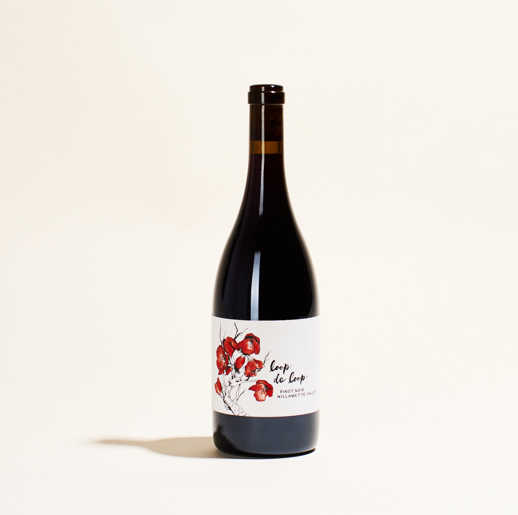 willamette valley pinot noir loop de loop oregon usa natural red wine bottle