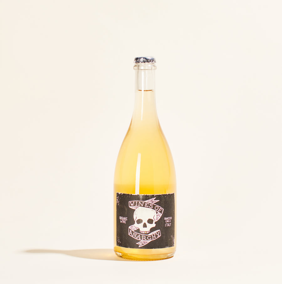 wines of anarchy bianco by cirelli natural sparkling white wine from abruzzo italy